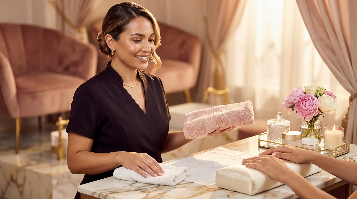 Hoe vaak moeten handdoeken en onderleggers in de nagelstudio worden vervangen en gewassen?