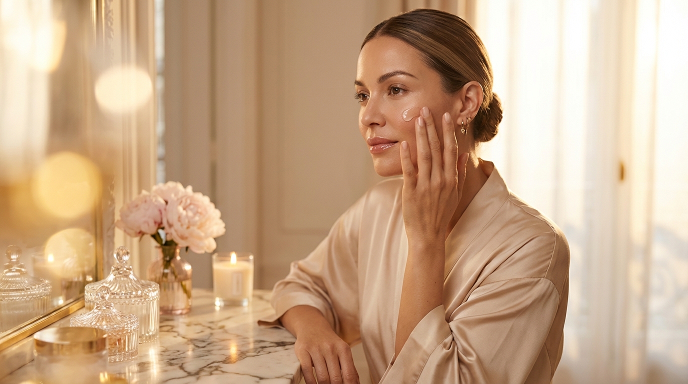 Hoe vind ik een hydraterende verzorging die onder make-up niet vet wordt of glanst?