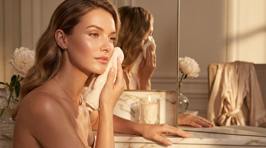 Kan ik mijn gezicht reinigen met een washandje of spons, of moet ik alleen mijn handen gebruiken?