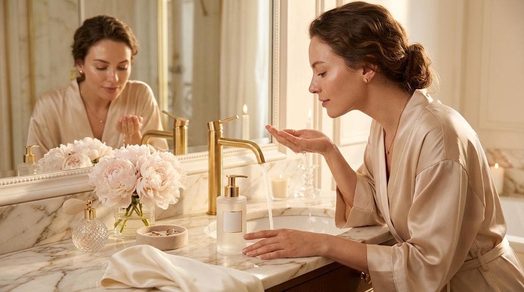 Moet ik mijn gezicht met koud of warm water wassen?