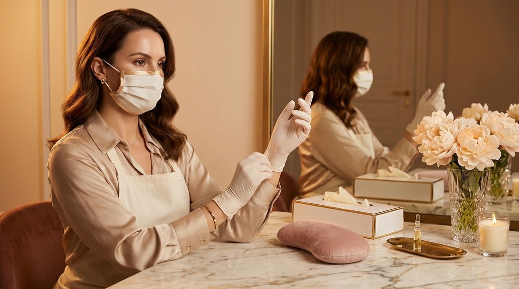 Sind Handschuhe und Mundschutz für Nageldesigner im Studio Pflicht oder nur Empfehlung?