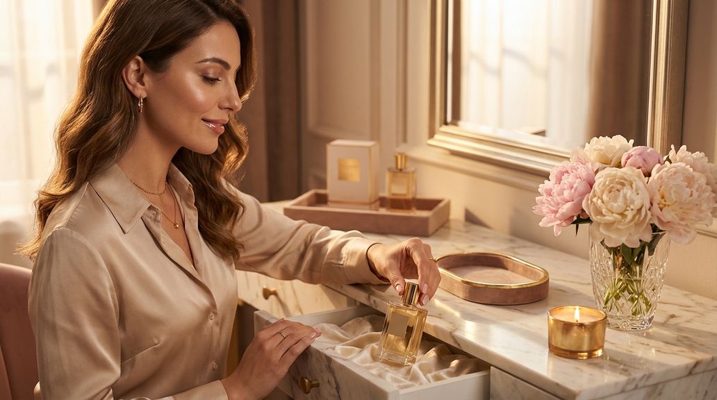 Waar moet ik op letten bij het bewaren van parfum in de slaapkamer of op de kaptafel?