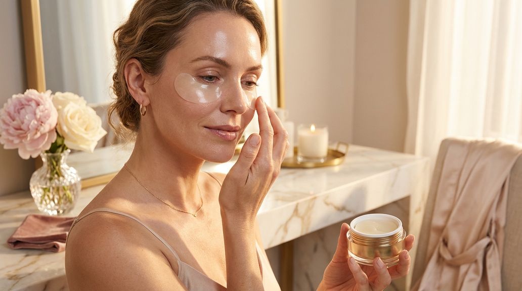 Was kann man bei geschwollenen Augenlidern oder Tränensäcken kosmetisch tun?