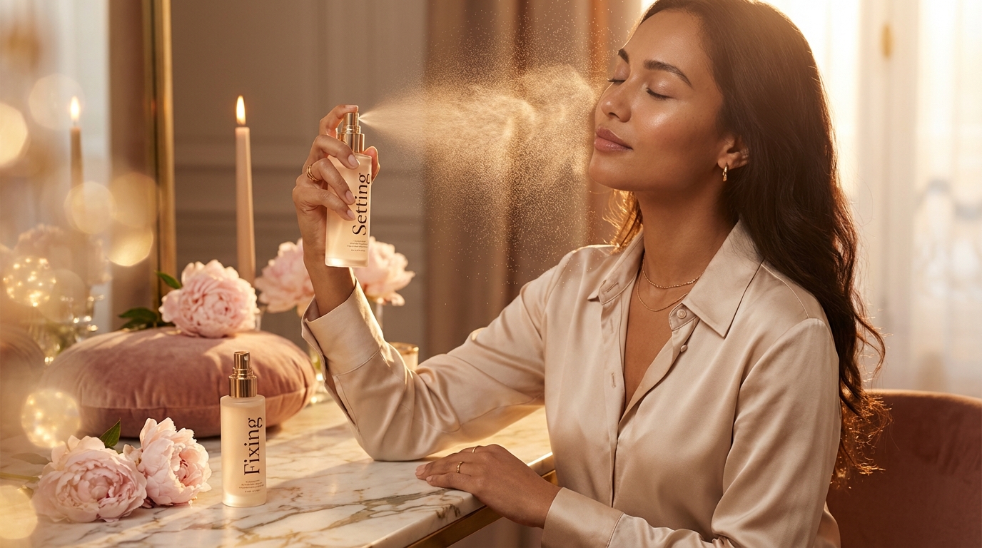 Wat is het verschil tussen setting spray en fixing spray?