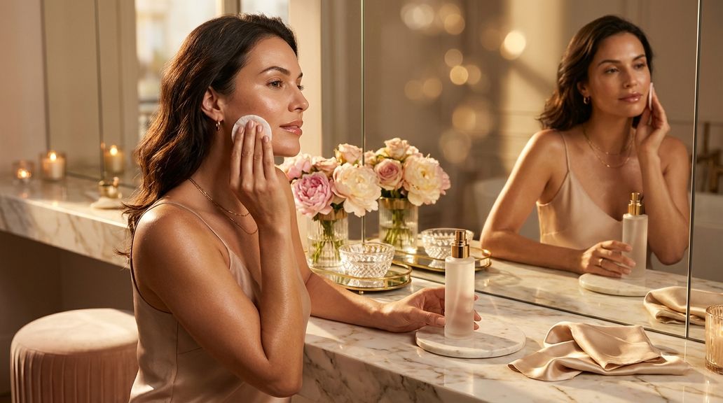 Welche Arten von Tonern oder Gesichtswässern sind als Basis-Pflege für welche Hauttypen sinnvoll?