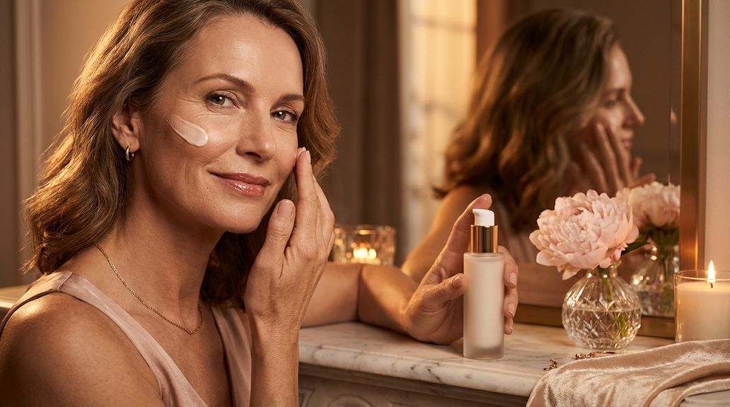 Welche Gesichtsreinigung eignet sich für reifere Haut mit ersten Fältchen?