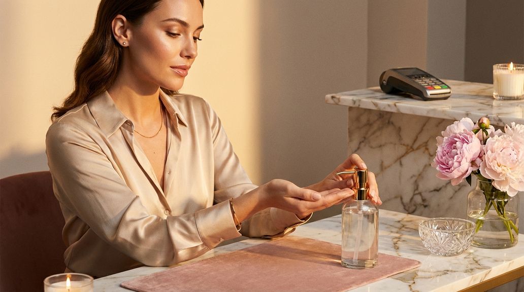 Welche Regeln gelten für den hygienischen Umgang mit Bargeld und Kartenzahlgeräten im Nagelstudio?