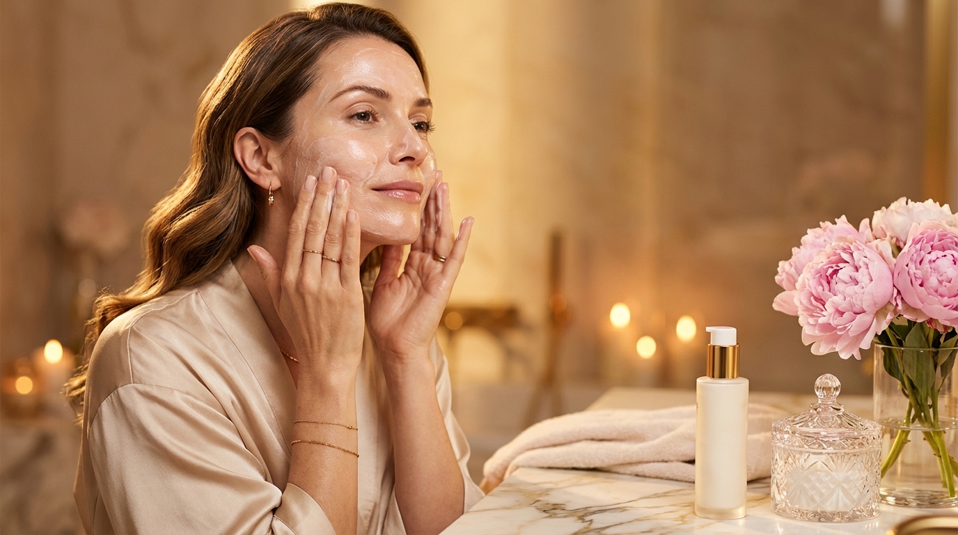 Welche Reinigungsformulierung eignet sich bei sehr trockener, schuppiger Gesichtshaut?