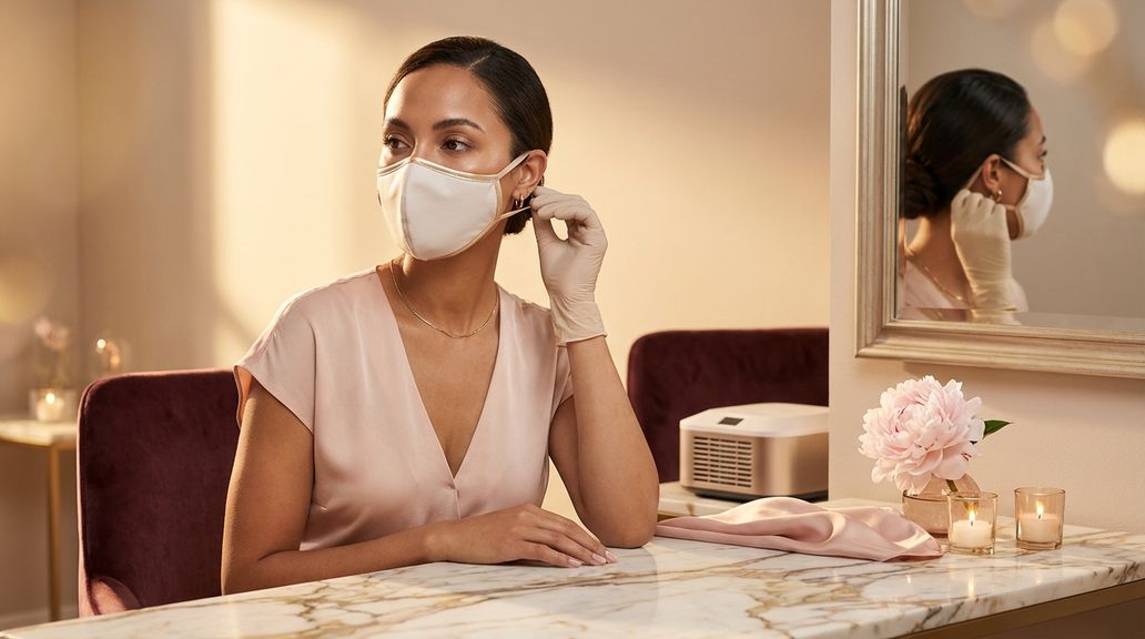 Welke beschermingsmaatregelen moeten medewerkers in de nagelstudio nemen voor hun eigen gezondheid?