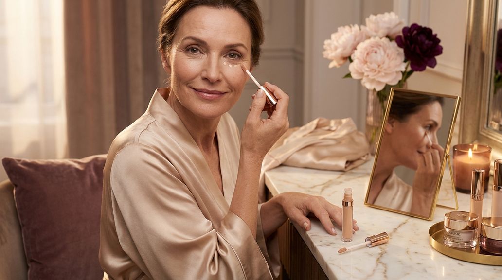 Welke concealertextuur is geschikt voor een rijpere huid met fijne lijntjes?