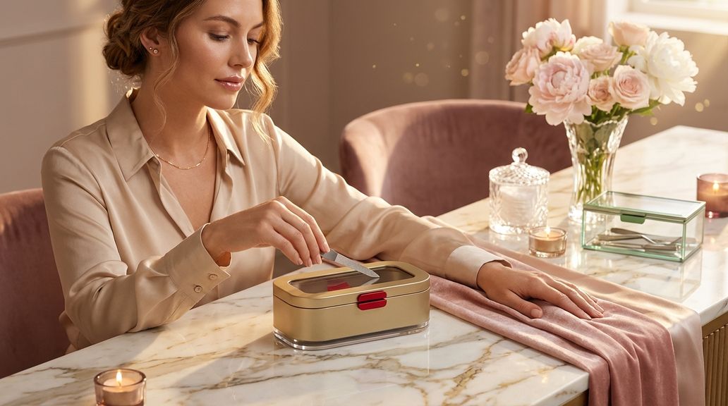 Welke eisen gelden voor de opslag van schoon en gebruikt werkmateriaal in de nagelsalon?