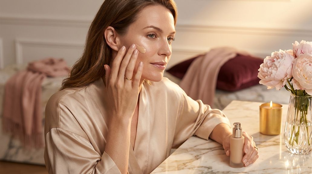 Welke foundation is bijzonder geschikt voor huid met grote poriën?