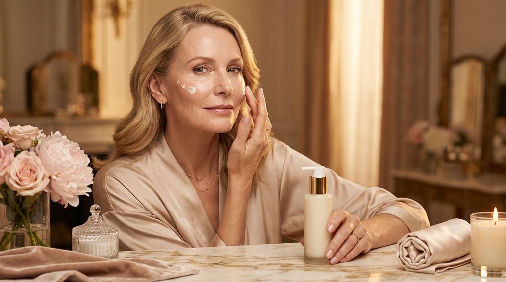 Welke gezichtsreiniging is geschikt voor rijpere huid met eerste rimpeltjes?