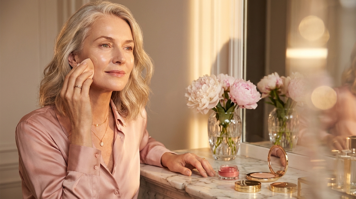 Welke make-uptechnieken zijn vooral geschikt voor een rijpere huid?