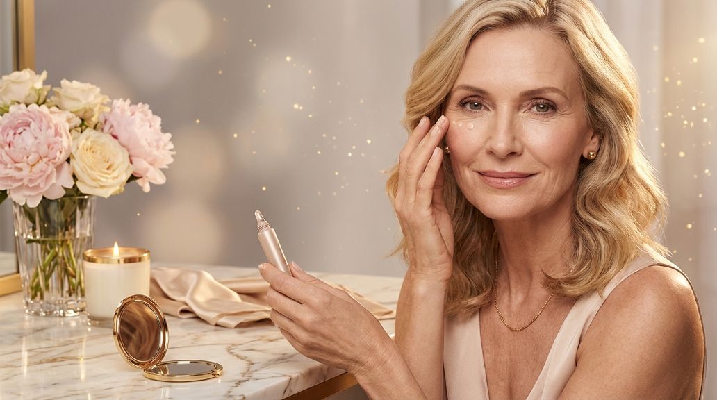 Welke make-uptrucs helpen bij hangende oogleden of rijpere huid?