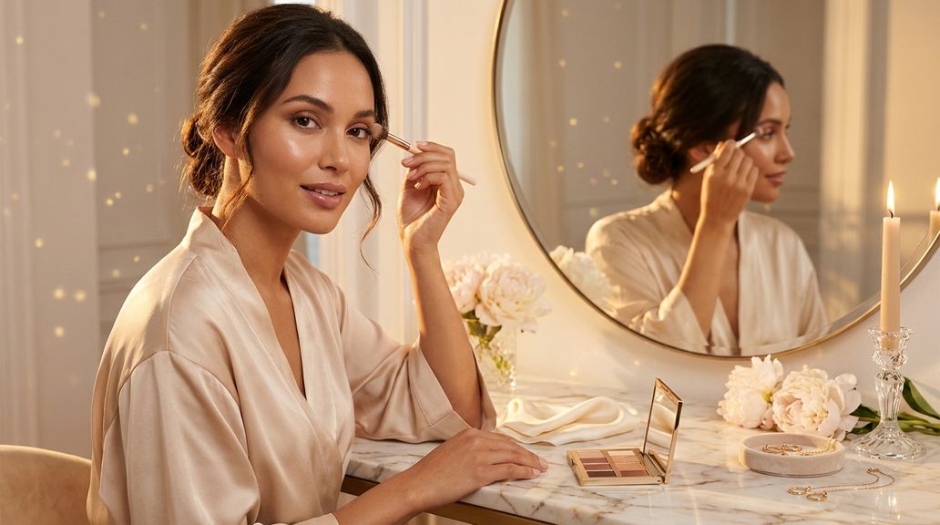 Welke oogmake-uplooks zijn geschikt voor een natuurlijke bruidsmake-up?