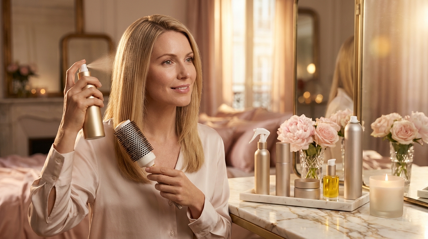 Welke stylingproducten zijn geschikt voor een langdurige föhnstyling bij steil haar?