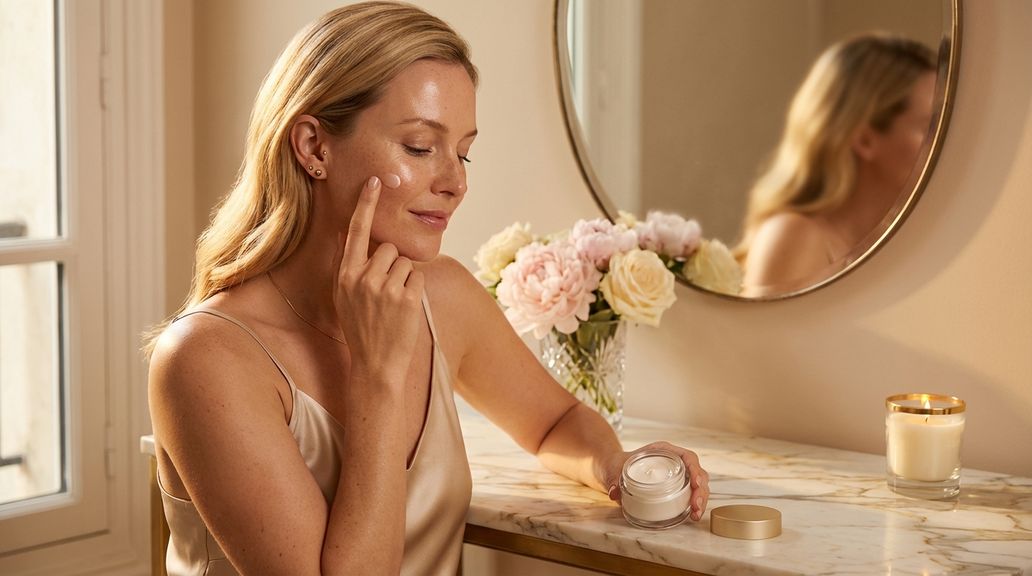 Welke vochtinbrengende verzorging is het meest geschikt voor een huid die snel rood wordt of gevoelig is voor rosacea?