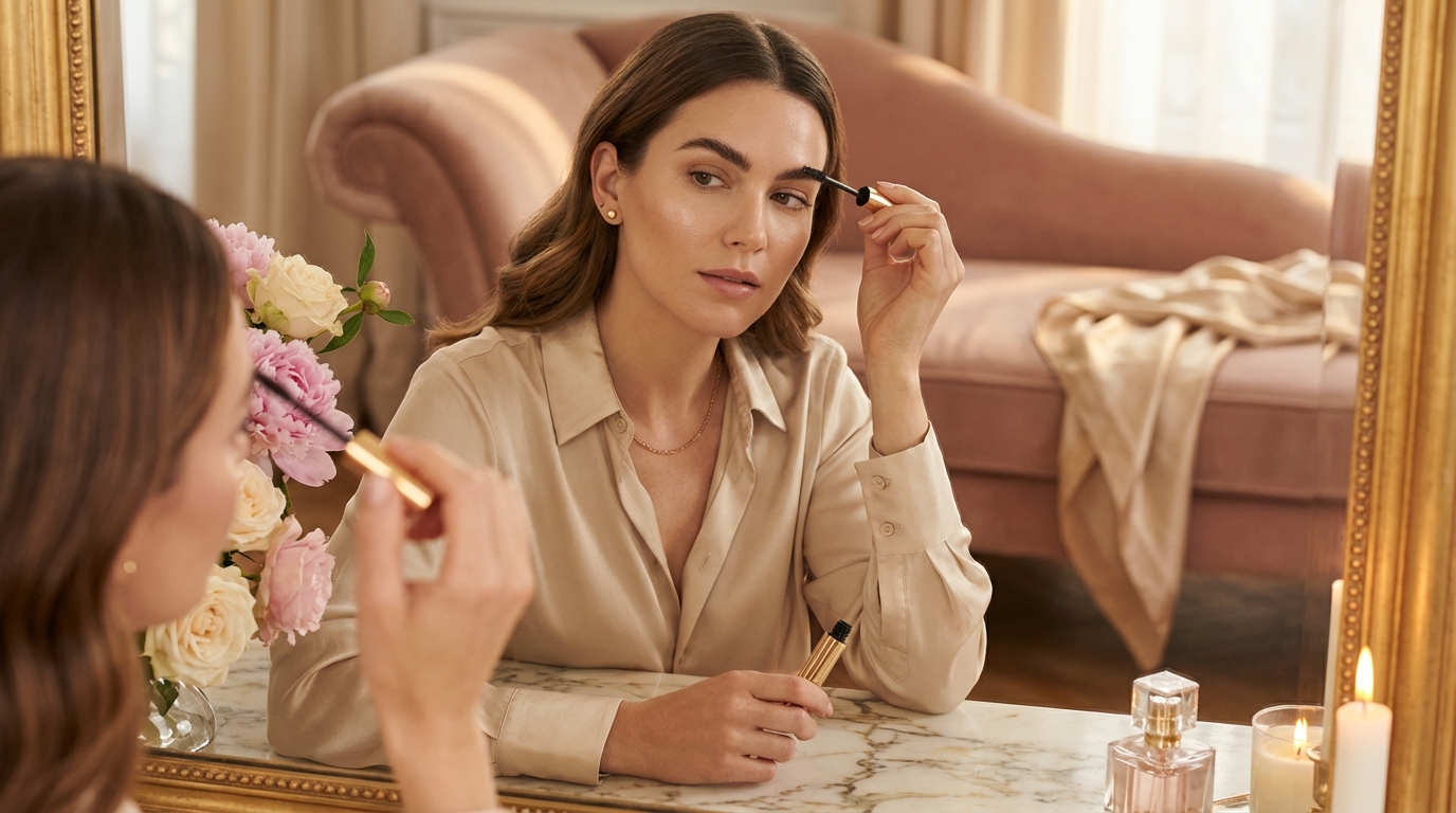 Welke wenkbrauwlooks zijn momenteel in de mode en hoe kan ik ze met make-up namaken?