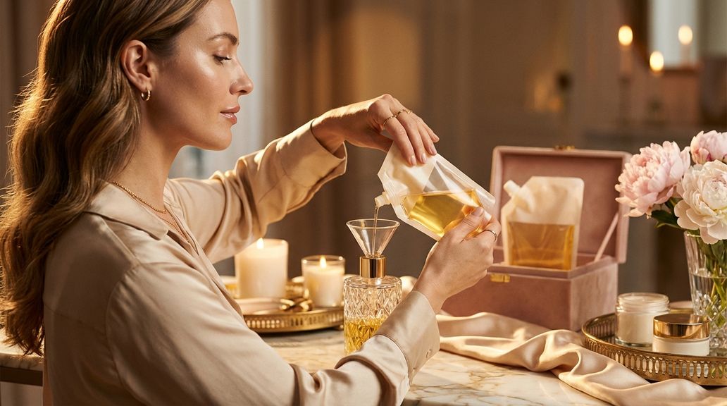 Wie bewahre ich Nachfüllpacks von Pflegeprodukten auf, damit sie hygienisch und stabil bleiben?