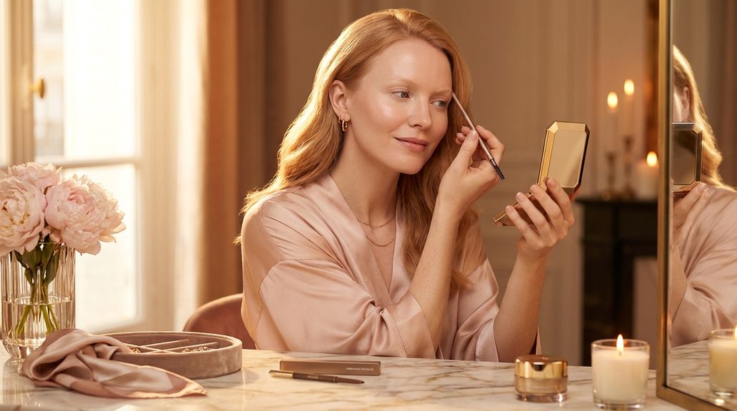 Wie gehe ich bei sehr hellen oder kaum sichtbaren Augenbrauen beim Schminken vor?