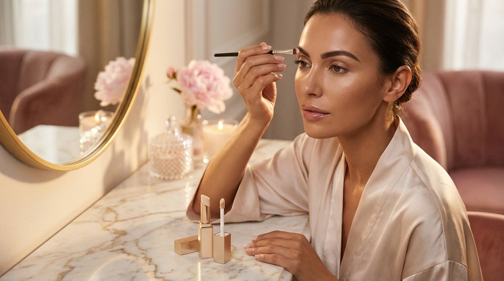 Wie gehe ich vor, wenn ich mich bei der Augenbrauenform vermalt habe?