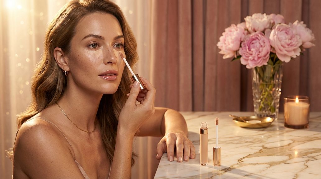 Wie kann ich Concealer verwenden, um das Gesicht zu konturieren oder zu highlighten?