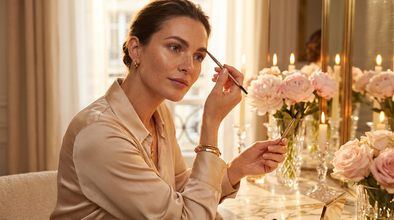 Wie kann ich Lücken in den Augenbrauen kaschieren, ohne dass es aufgezeichnet aussieht?