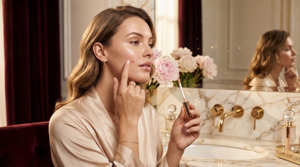 Wie kaschiere ich Pickel und Rötungen, ohne dass es cakey aussieht?