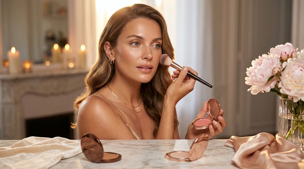 Wie kombiniere ich Blush, Bronzer und Highlighter, damit das Gesamtbild harmonisch wirkt?