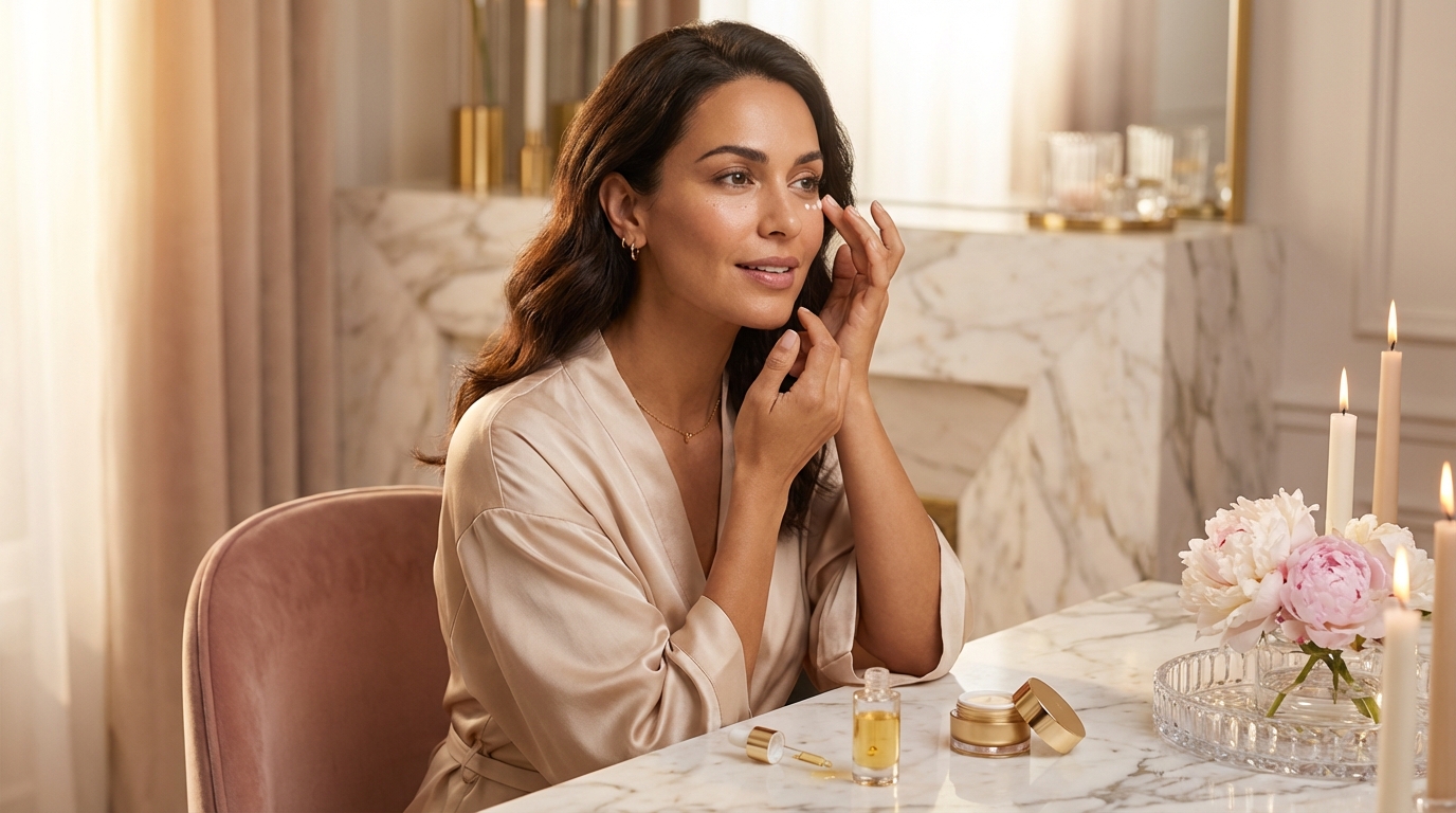 Wie kombiniert man Augenpflege sinnvoll mit einem Hautserum oder Gesichtspflege?