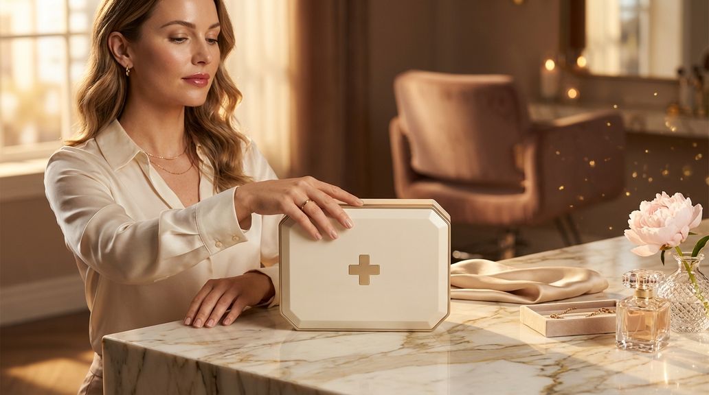 Wie sollten Notfall- und Erste-Hilfe-Materialien im Nagelstudio hygienisch bereitgehalten werden?