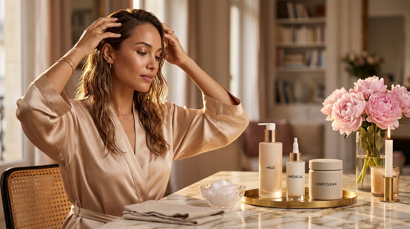 Wie unterscheiden sich mildes, medizinisches und tiefenreinigendes Shampoo in der Anwendung?