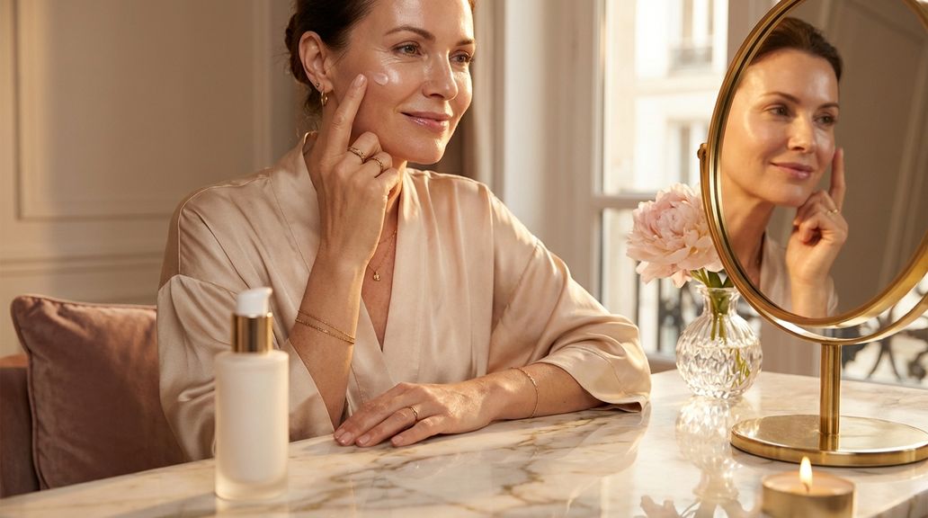 Wie verhindere ich, dass sich Make-up in Fältchen und Poren absetzt?