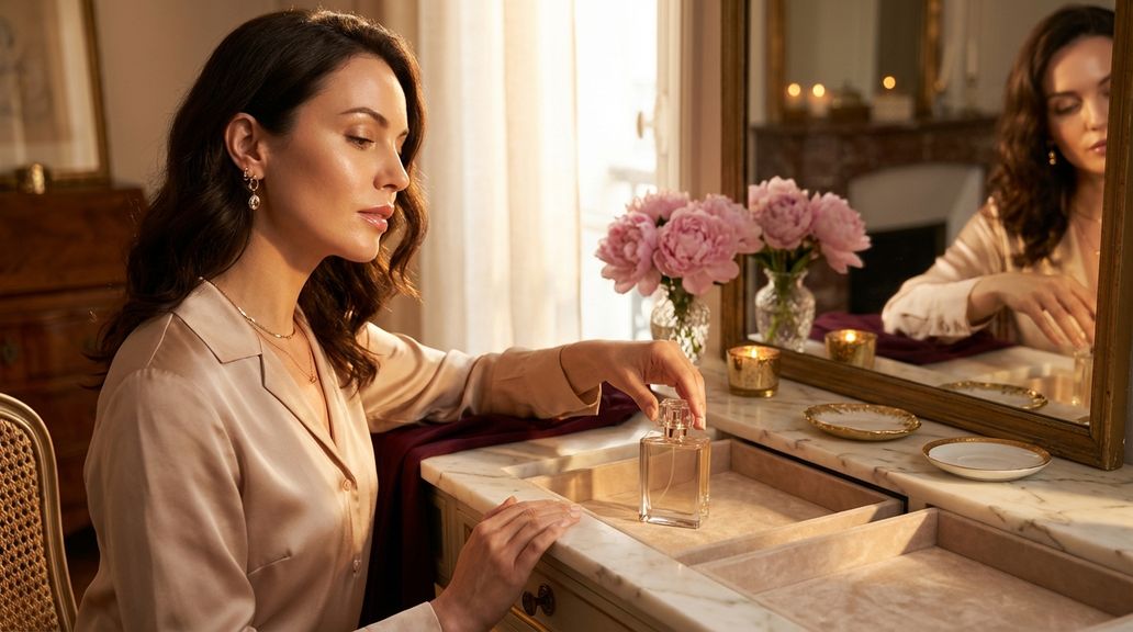 Worauf sollte ich bei der Aufbewahrung von Parfum im Schlafzimmer oder auf dem Schminktisch achten?