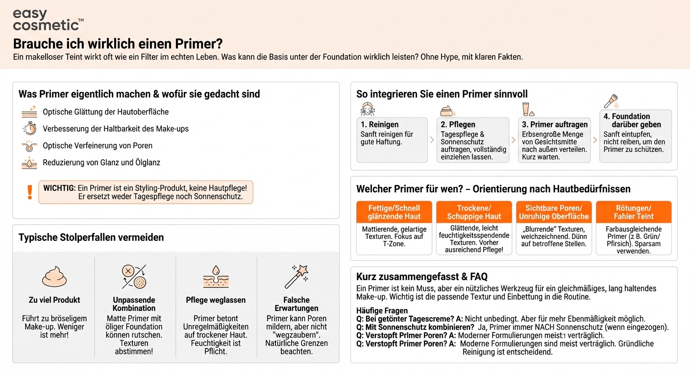 Brauche ich einen Primer unter der Foundation und welcher ist geeignet?