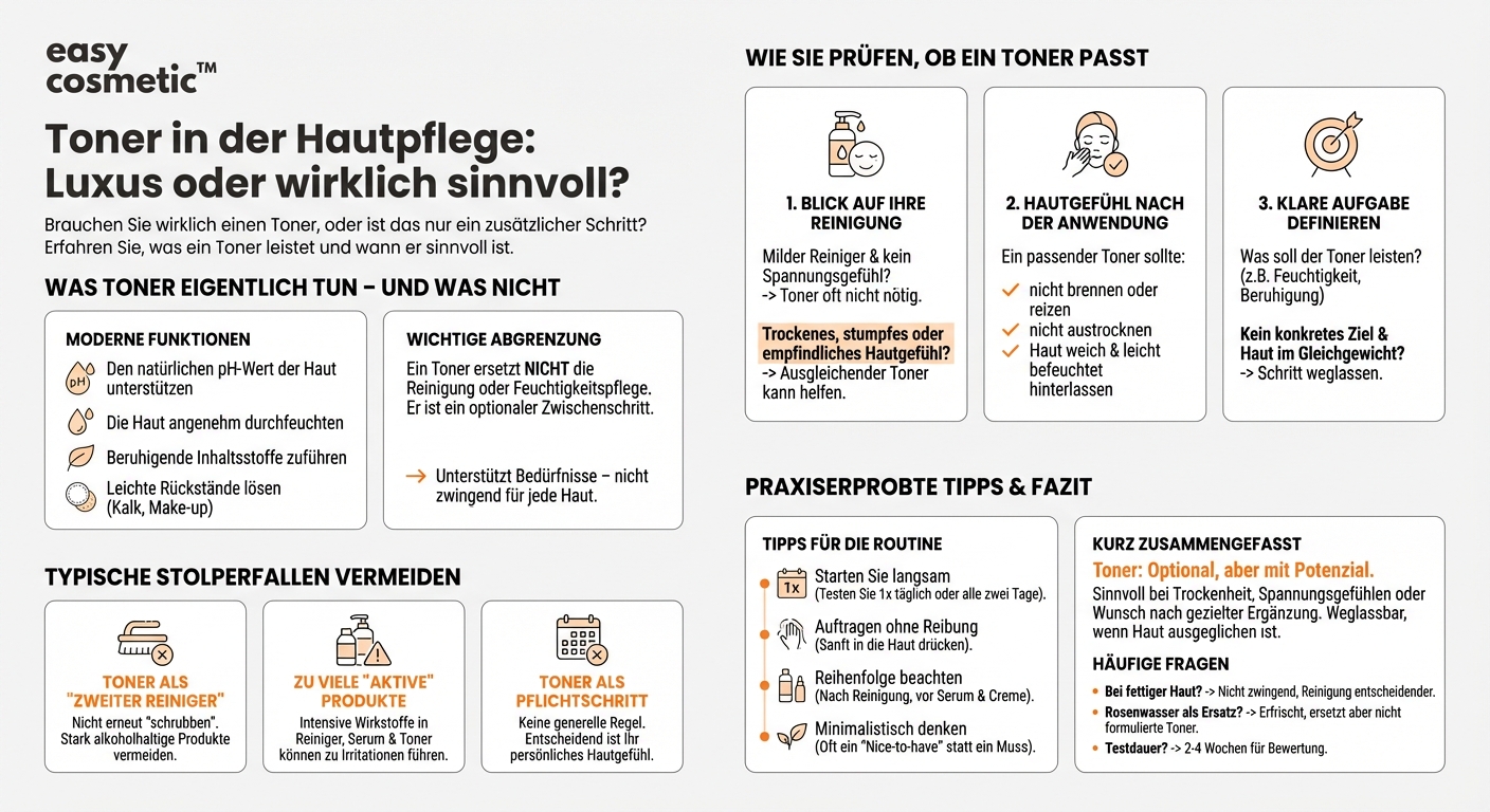 Brauche ich wirklich einen Toner, oder kann ich diesen Schritt weglassen?