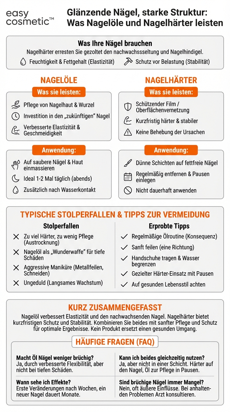 Bringen Nagelöle und Nagelhärter wirklich etwas für die Nagelgesundheit?