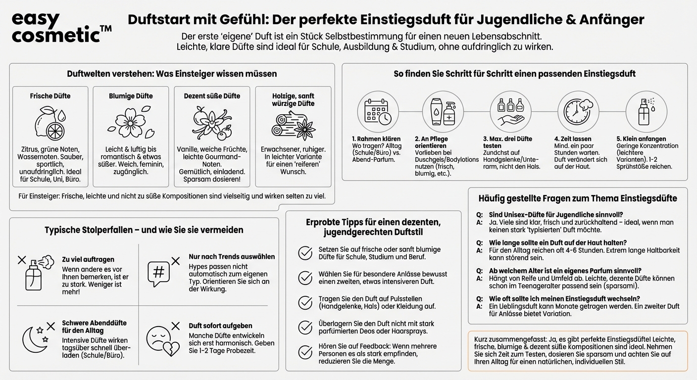 Gibt es geeignete Düfte für Jugendliche oder Einsteiger?
