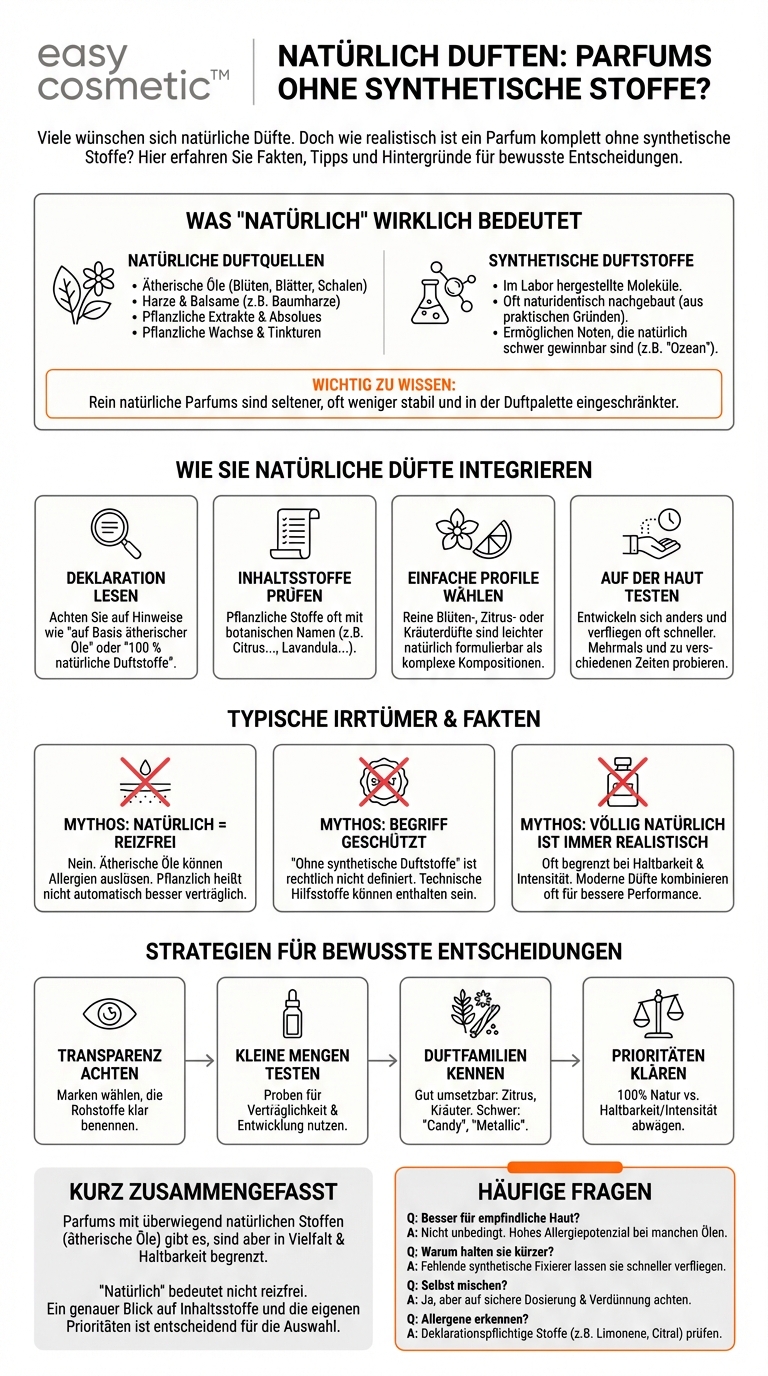 Gibt es Parfums ohne synthetische Duftstoffe oder völlig natürlich?
