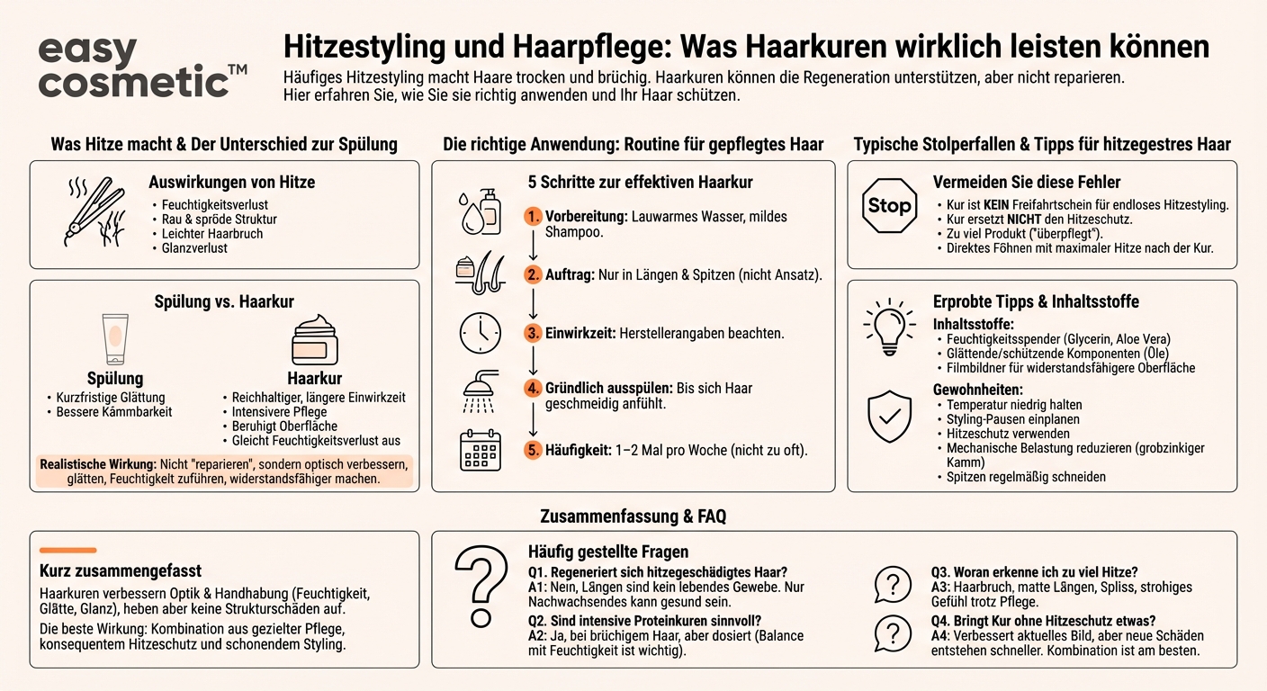 Gibt es spezielle Haarkuren zur Regeneration nach häufigem Glätten, Föhnen oder Stylen mit Hitze?