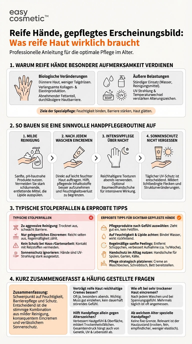 Gibt es spezielle Handpflege für reife Haut?