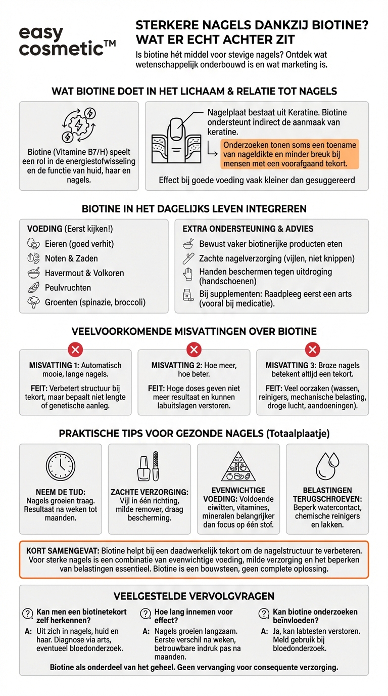 Helpt biotine echt om de nagelgezondheid te verbeteren?