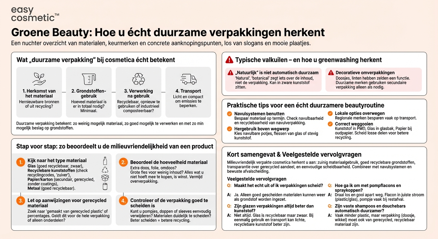 Hoe herken ik duurzaam verpakte of milieuvriendelijke cosmetica?