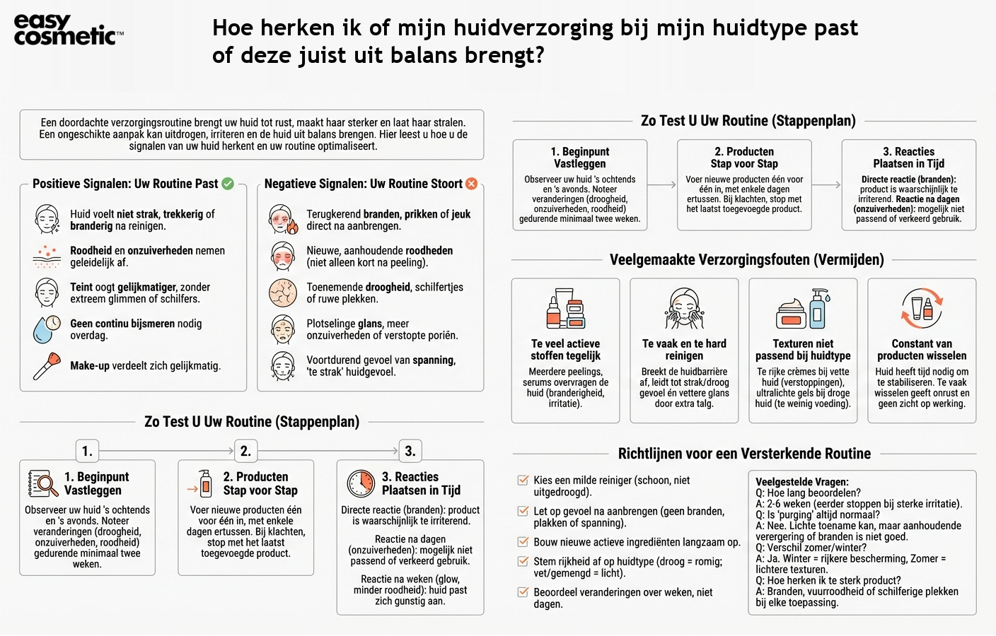 Hoe herken ik of mijn huidverzorging bij mijn huidtype past of deze juist uit balans brengt?