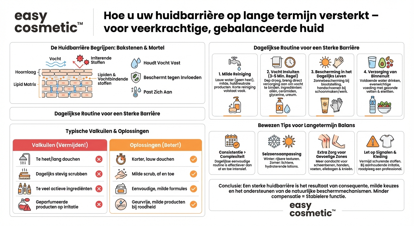 Hoe kun je de huidbarrière van het lichaam op lange termijn versterken?