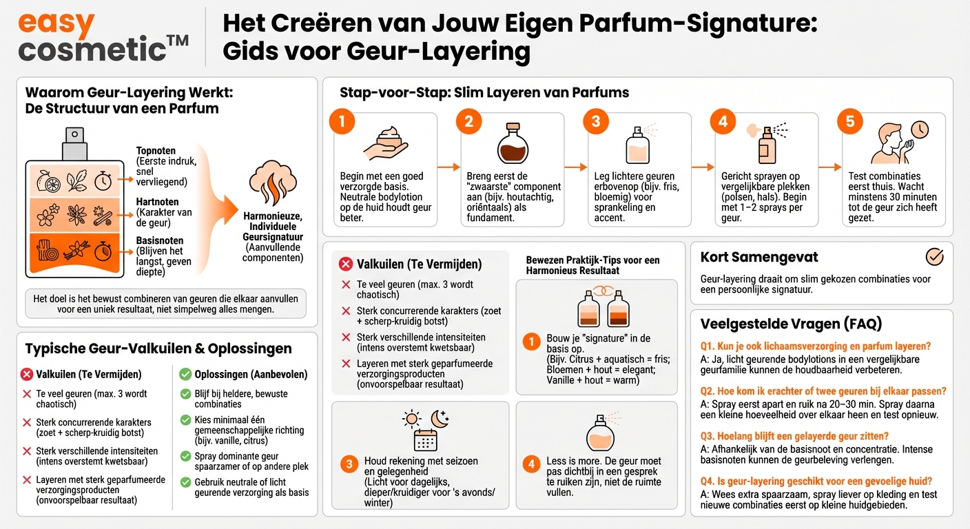 Hoe layer je parfums op de juiste manier om een unieke geur te creëren?