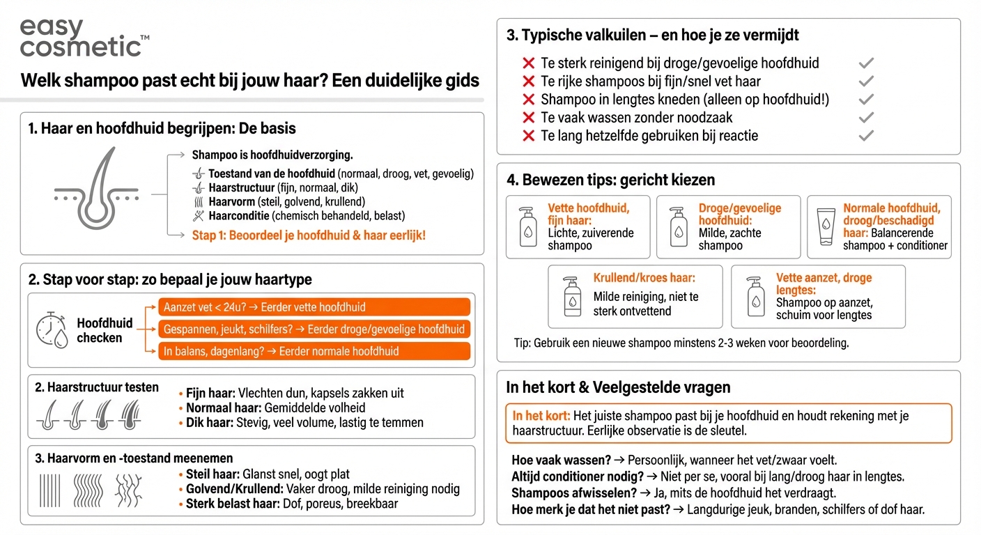 Hoe vind ik de juiste shampoo voor mijn haartype?