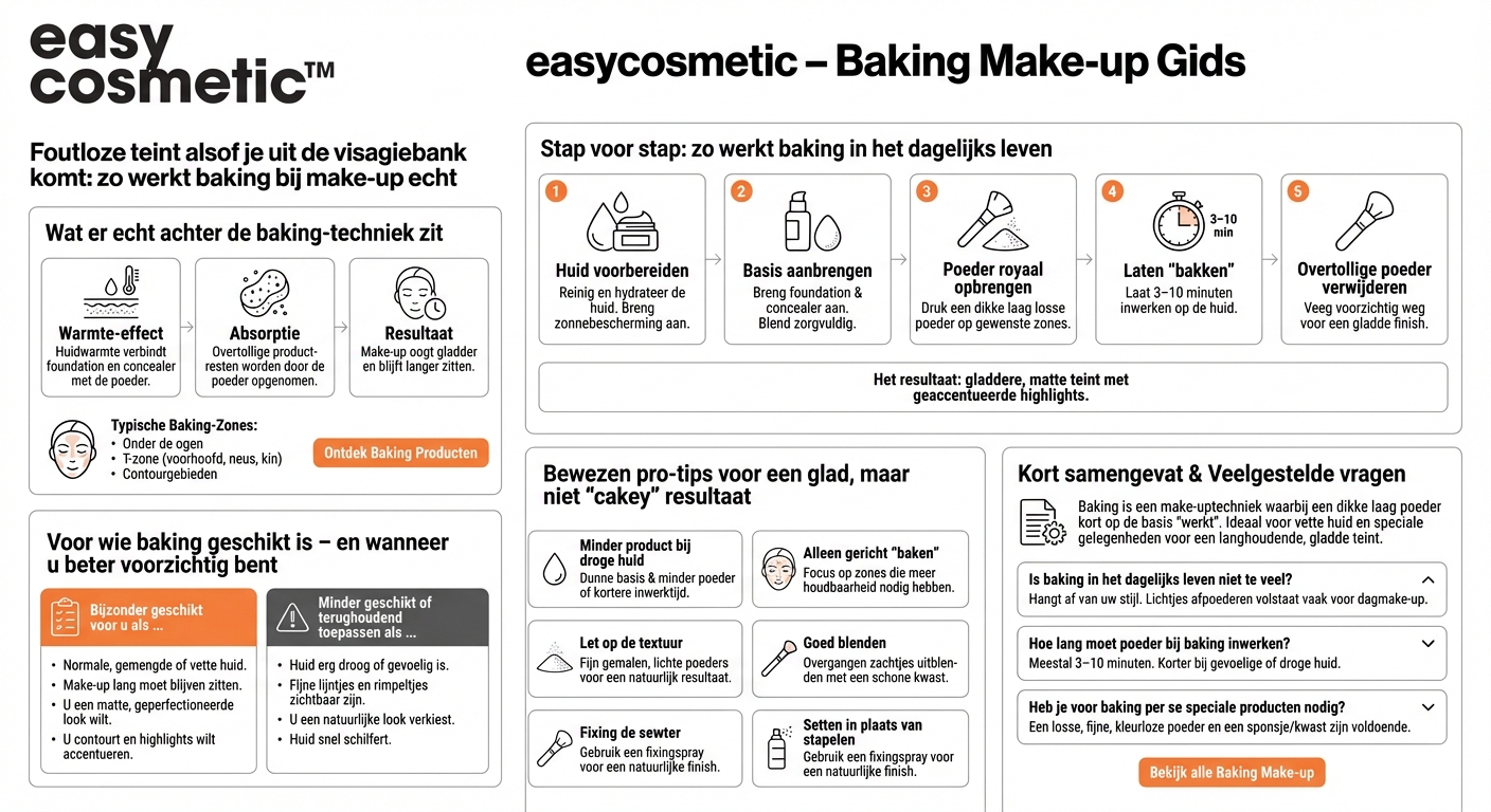 Hoe werkt baking bij make-up en voor wie is het geschikt?