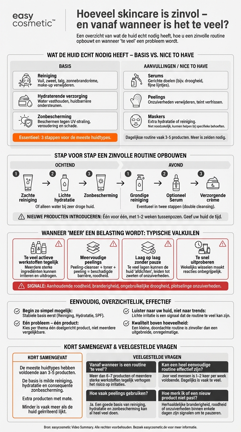 Hoeveel producten zijn zinvol en wanneer wordt het te veel?